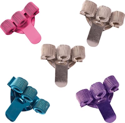 5 Pack Metalen Pennenhouder 5 Pennen - Penhouder - Clip - Uniform, Zorg, Borstzak, Clippenhouder, Penloop