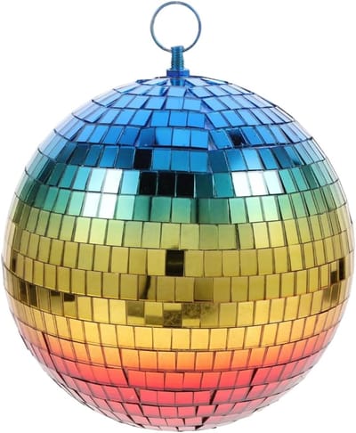 Disco Bal Decoratie - Sfeerbal Feest - Feestelijke Versiering - Gradient Kleurverloop - 15.7 inch - Multicolor