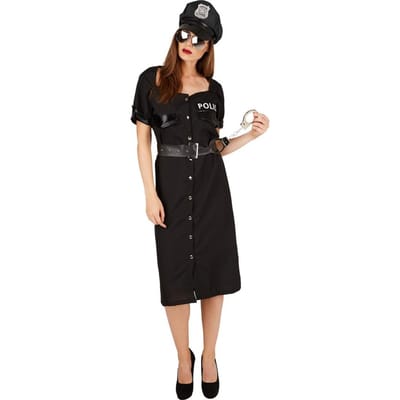 dressforfun - Politieagente L - verkleedkleding kostuum halloween verkleden feestkleding carnavalskleding carnaval feestkledij partykleding - 301406