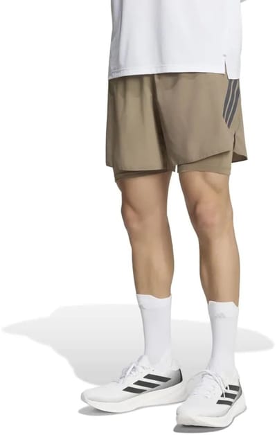 Adidas Adi365 Formotion 2in1 Korte Broek Beige S Man