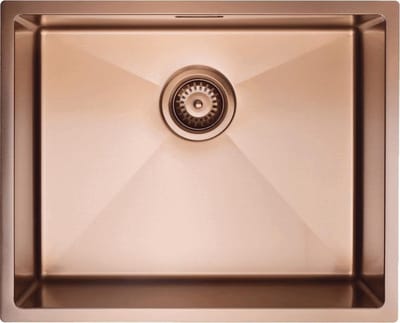 CENDO SPB50-6ROSE- Spoelbak - Koper - 50 x 40 - Opbouw - Onderbouw - Inleg - Wasbak
