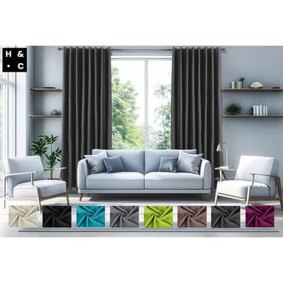 Home&Comfort Verduisterende Gordijnen - 3-laags - 95% Lichtwerend - 150/300 x 250 cm