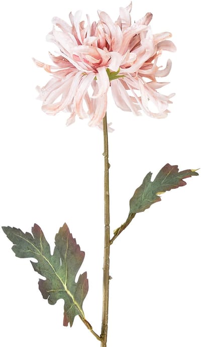 Kunstchrysanten Roze Mauve Ø13cm L72cm 2st