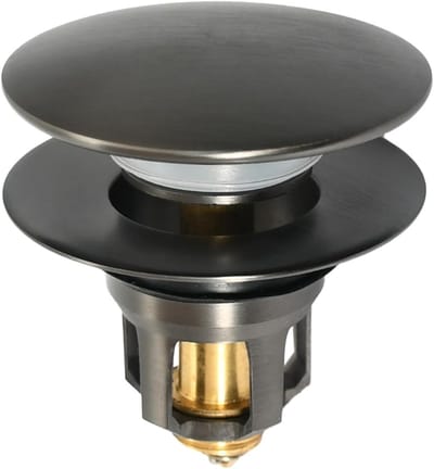 Vervangende Pop-up Afvoerplug voor Wasbak, Universele Plug voor Sinks van 33mm tot 40mm, Ideaal voor Keuken en Badkamer