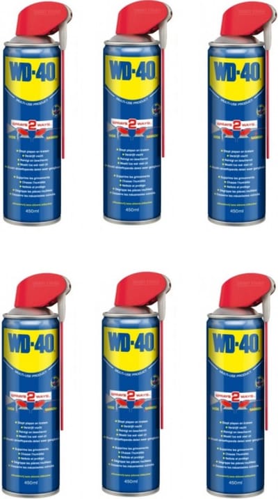 6x WD40 spray 450 ml smart straw