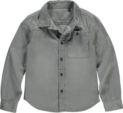 LEVV Dan Blouse Jongens - Grijs - Maat 140