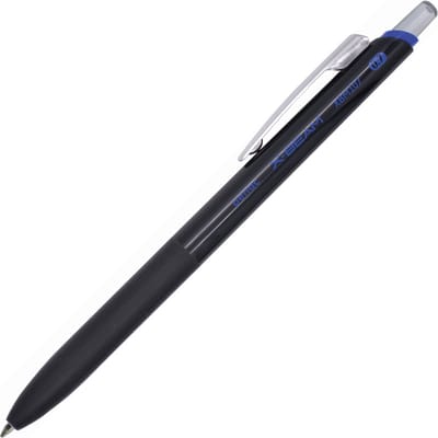 Penac Balpen X-Beam M - Zwart - 0.7mm - Metalen clip - Blauwe inkt