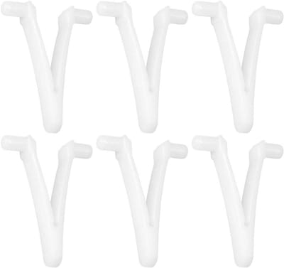 6PCS Pool Butterfly V Clip voor Blad Rake en Skimmer Vacuum Hoofd - Duurzaam en Efficiënt Accessoire voor Zwembaden