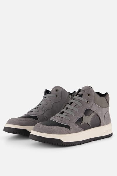 Shoesme Grijze Sneaker - Sneakers Kinderen - Jongens - Grey - Suède - Maat 31