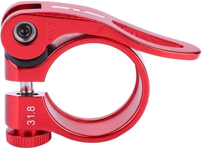 Dailygoods- Zadelpenklem 31,8mm - Aluminium Legering - Snelle Bevestiging - Duurzaam - Lichtgewicht - Eenvoudige Installatie - Fietszadelklem