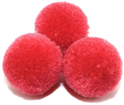 Allecto - Pompons om te knutselen - 50 stuks - Kleurrijk - Handwerk