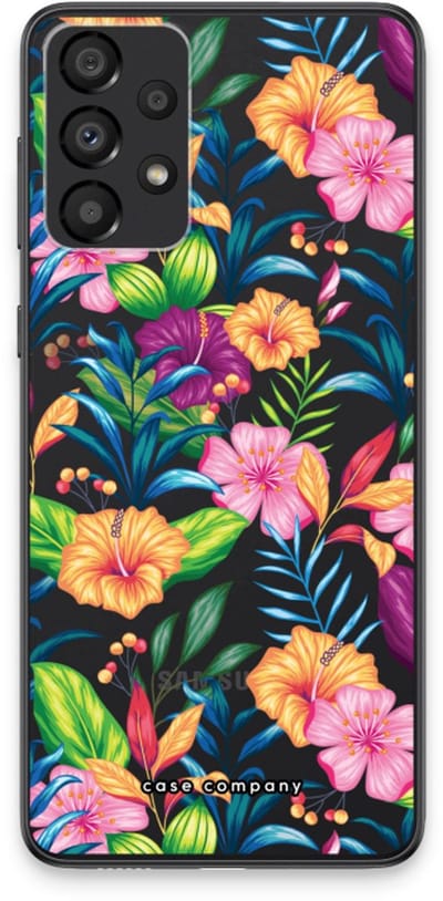 Case Company® - Hoesje geschikt voor Samsung Galaxy A33 5G hoesje - Tropisch 2 - Soft Cover Telefoonhoesje - Bescherming aan alle Kanten en Schermrand