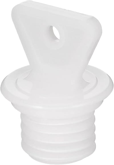 Warmwaterkruik Stopper - Kruikdop Flessenstop - Warmwaterzak Afdichten - Lekvrije Afsluiting - 45 x 35 x 35 cm - Wit