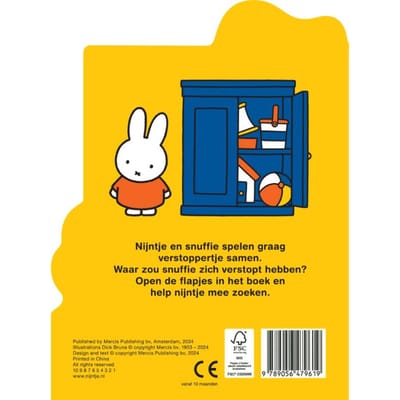 Nijntje zoekt Snuffie Kartonboekjes