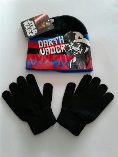 Star Wars - Winterset - Muts & Handschoenen - Zwart - 54 cm - 100% Acryl