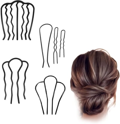 6 kammen haarspelden, Franse haarspelden, haaraccessoires voor bruid, zijslapers, Franse haarspelden, voor dames en meisjes