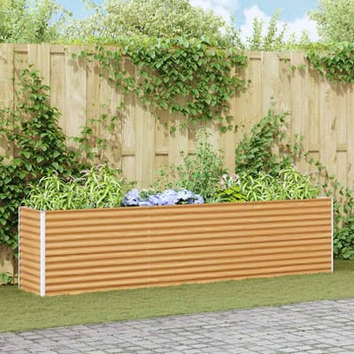 vidaXL - Verhoogde - plantenbak - Lichtbruin - 290 - x - 50 - x - 68 - cm