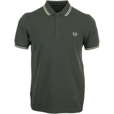 Fred Perry Polo M3600 Donkergroen U98 - Maat M - Heren