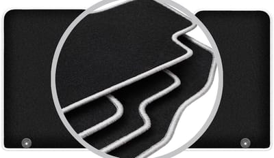 CARLUX-SILVER automatten voor: Opel Vivaro II bestelbus (2014-2019)