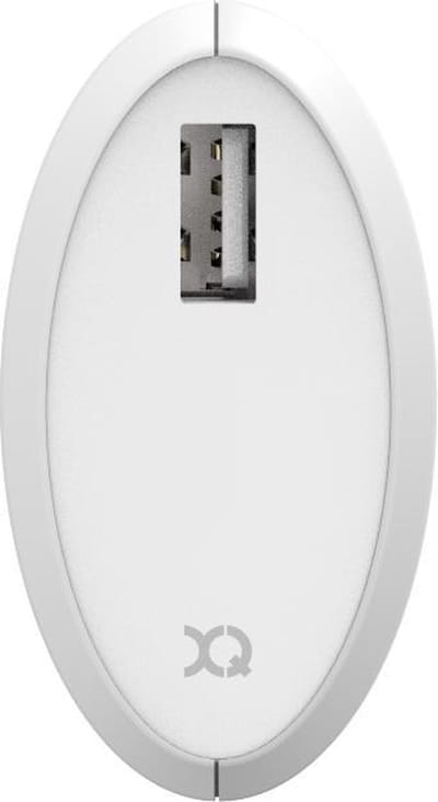 Xqisit oplaadblok adapter enkel usb - Wit