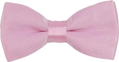 Fako Fashion - Kinder Vlinderstrik - Vlinderdas - Kinderstrik - Strik - Effen - 10cm - Lichtroze