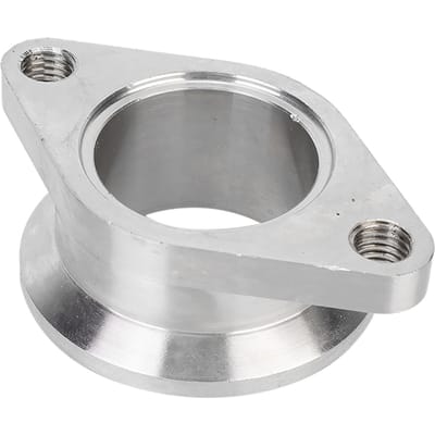 Universeel Roestvrij Staal 1.5in tot 1.7in V Band MV R Wastegate Flens Adapter