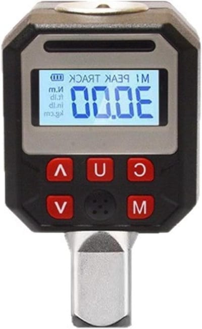 Digitale Momentsleutel Adapter - Koppel Tester - Nauwkeurig Meten - Dubbele Eenheden - 3-60 Nm - Zwart