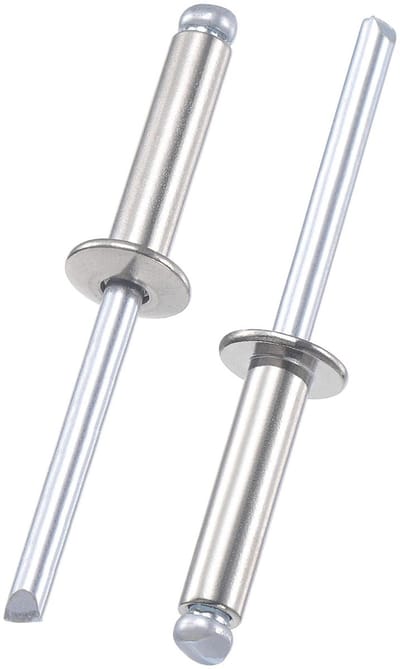 Dailygoods - 25 Stuks Roestvrijstalen Blinde Klinknagels voor Duurzame Verbindingen