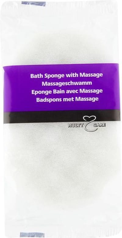 Multy Spons met Massagezijde 2 stuks kleur assorti
