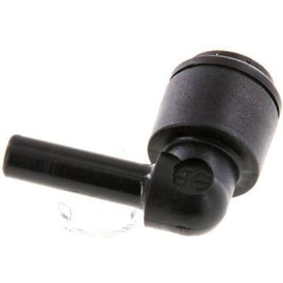 5mm x 5mm 90 graden L-verbinding POM Insteekfitting Plug NBR [2 Stuks]