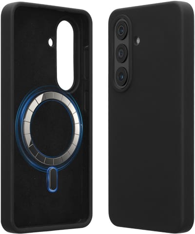 kwmobile telefoonhoesje geschikt voor Samsung Galaxy S26 - Hoesje met magneet compatibel met MagSafe - Smartphone case in zwart