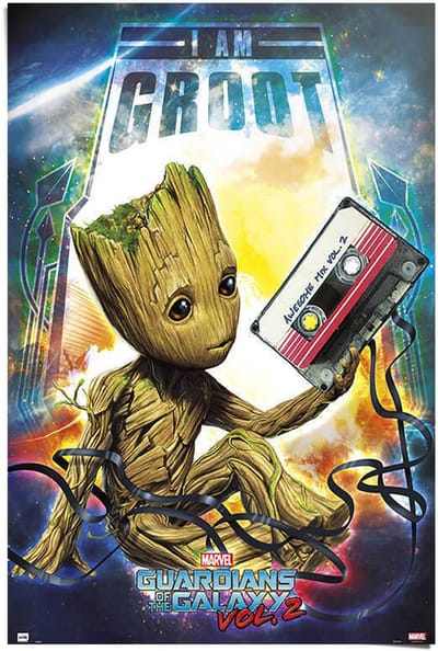 Poster Guardians Of The Galaxy - Vol 2 - 91,5 x 61 - Papier - REINDERS