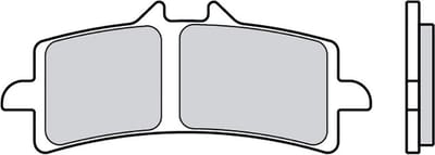 Brembo 07bb37sa Gesinterde Remblokken Transparant