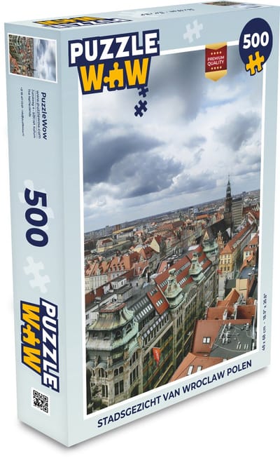 Puzzel Stadsgezicht van Wroclaw Polen - Legpuzzel - Puzzel 500 stukjes