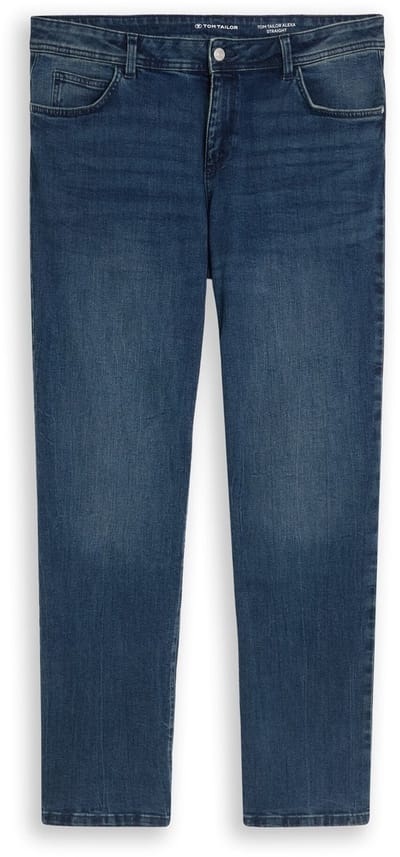 Tom Tailor - TTALEXA STRAIGHT-jeans - Maat 29/34 - dark stone wash denim