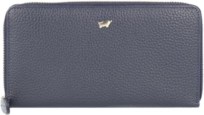 Braun Büffel Asti Portemonnee RFID-bescherming Leer 19 cm - Dames - Horizontaal - navy