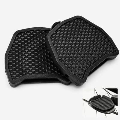 Platte Platform Converter voor Klikpedalen - Lichtgewicht Racefiets Pedaal Adapterplaten met Antislip Grip voor Woon-werkverkeer en Fietsvakanties