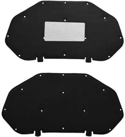 Motorkap Isolatie - Warmte Demper - Motor Bescherming - Brandvertragende Constructie - 40.64 x 2.54 cm - Zwart