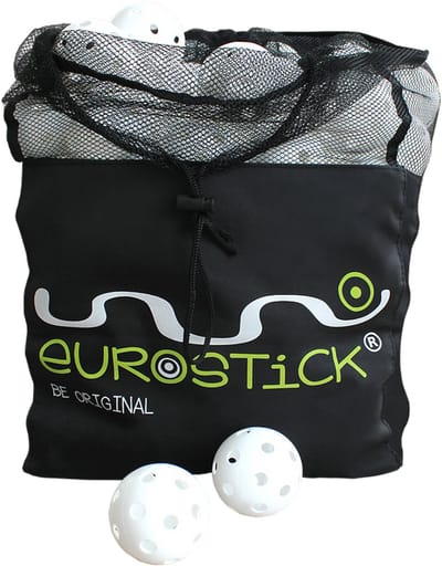 Eurostick - Ballentas unihockeyballen - Set van 100 gatenbal
