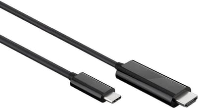 USB C naar HDMI kabel - 4K (60 Hz) - Male naar male - 1 meter - Allteq