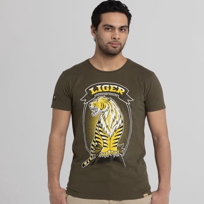 LIGER - Limited Edition van 360 stuks - Claudia Hek - Ancient Liger - T-Shirt - Maat S