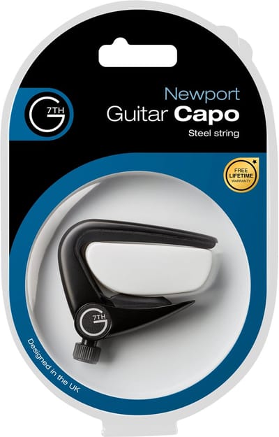 G7th Newport Steel String capo voor 6-snarige gitaar satin black