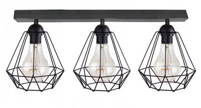 Hanglamp Metaal Zwart Druif 50cm E27