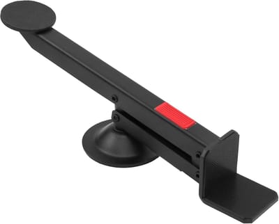 SnelShoppen - Deur Lifter voor Kamerdeuren, 360 Graden Draaibare Heflever, Zware Meubel Lifter met Stalen Plaat, Maximaal 100kg, Antislip Voetbedienin