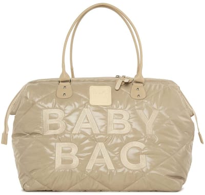 Bagmori Luiertas – Schoudertas Baby Tas – Geborduurde Gewatteerde Luiertas met Schouderriem