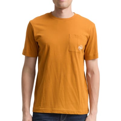 Tom Tailor - T-shirt - Heren - XL - Camel - Katoen - 1048627