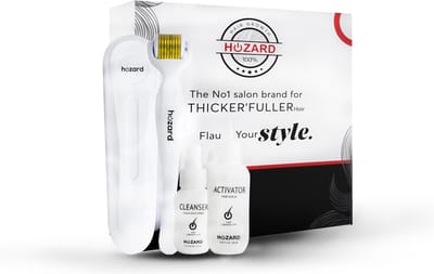 Hozard® Haargroei Kit met Dermaroller - Tegen Haaruitval - Cadeau voor mannen en Vrouwen - Baardgroei stimuleren - Baard serum - Haar & Baardgroei olie