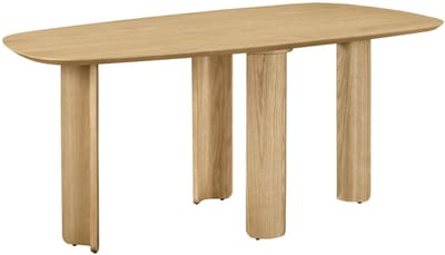Selsey Calnes – Eettafel 180 x 90 cm, naturel eikenlook