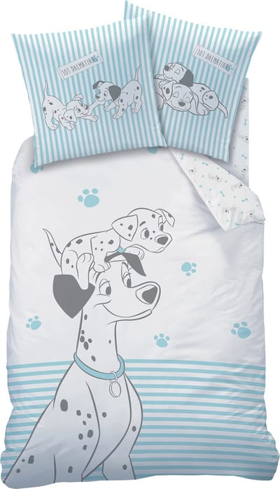 Disney 101 Dalmatiërs Dekbedovertrek Together - Eenpersoons - 140 x 200 cm - Katoen