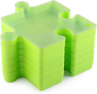 Puzzel Sorteerset - Puzzel Organizer - Puzzel Opslag - Stapelbare Dienbladen - 26.7 x 22.7 x 14.7 cm